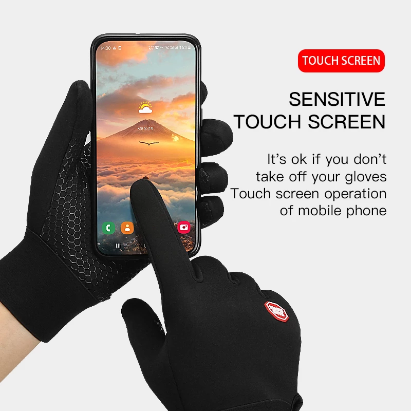 Winter Cycling Gloves – Thermal, Touch Screen, Wrist Support