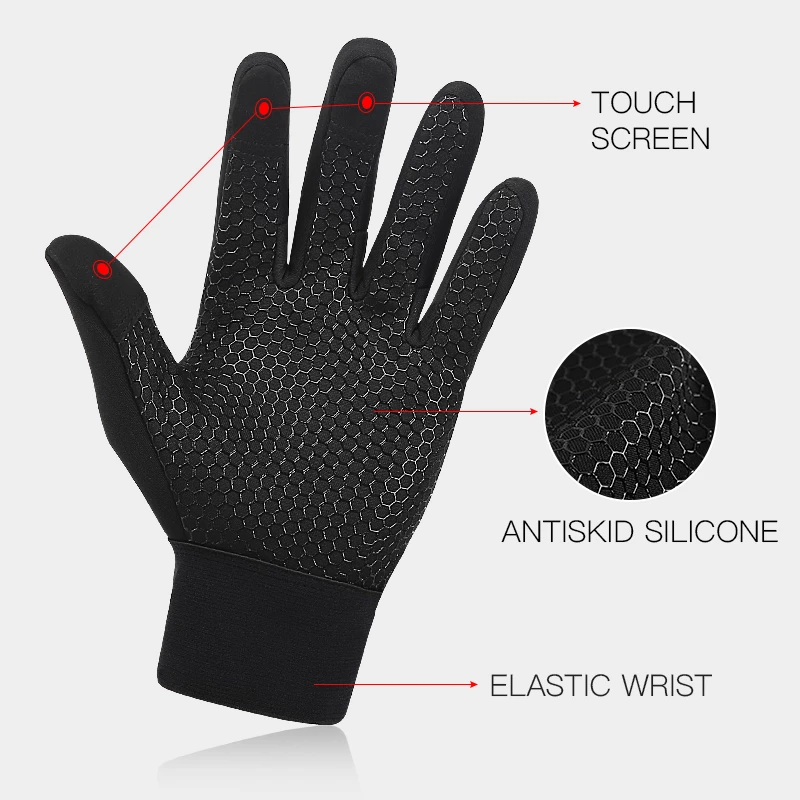 Winter Cycling Gloves – Thermal, Touch Screen, Wrist Support